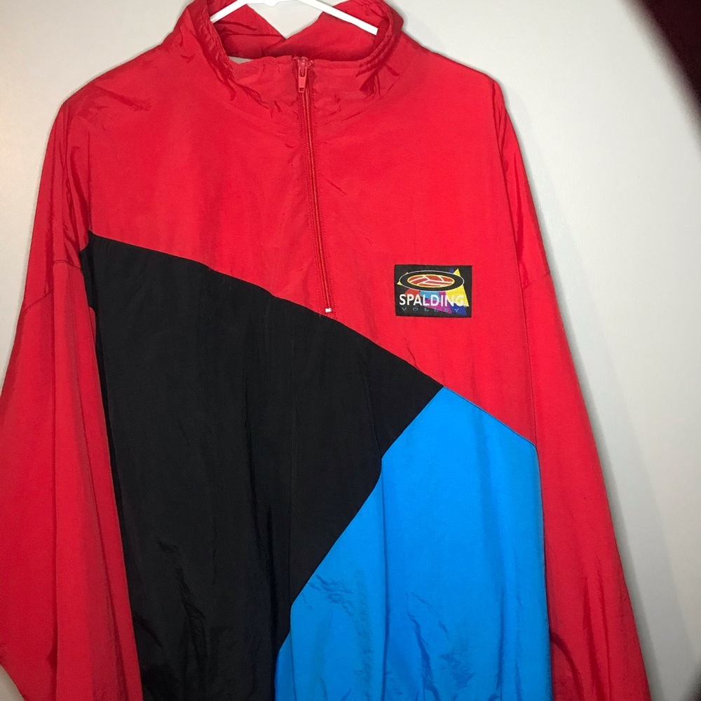 Spalding vintage volleyball sports jacket.